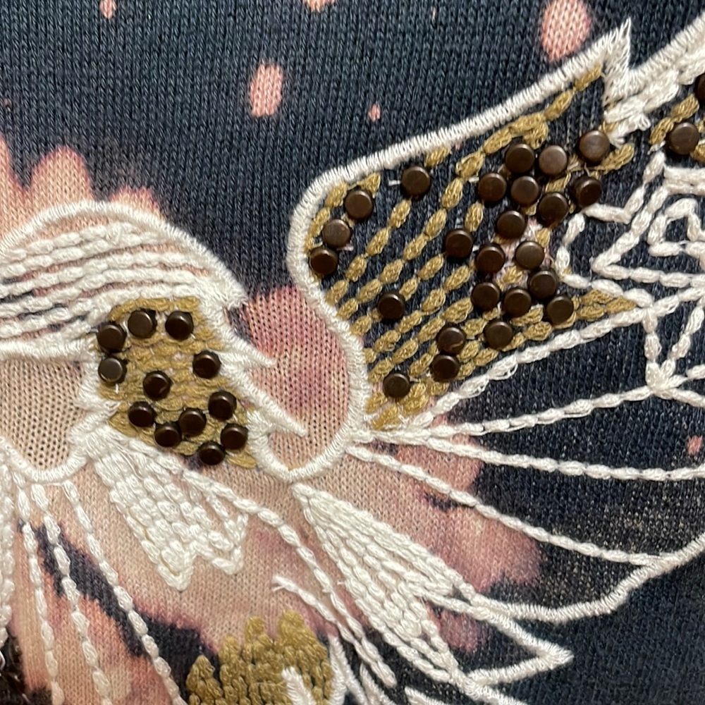 Free People Beaded Razorback Tunic size Medium - Picture 4 of 10